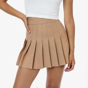 American Apparel Tan Mini Skirt